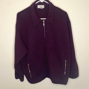 Jennifer Moore Zip Up Long Sleeve Women's Sweater